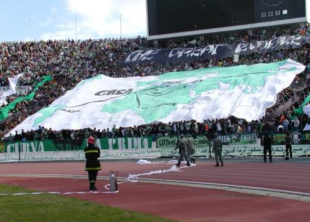 tifo de Green Boys